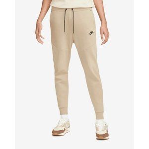 Nike Men's Sportswear Tech Fleece Jogger Pants Khaki Black Size L NEW!